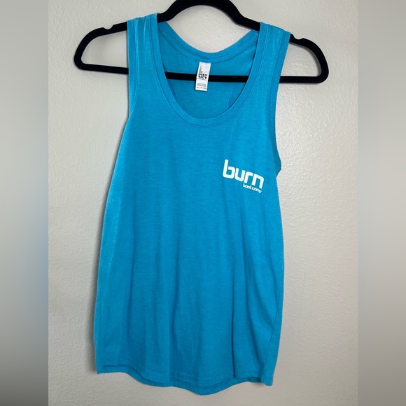 Burn Boot Camp Tops - Burn Boot Camp Women's Teal Muscle Tee